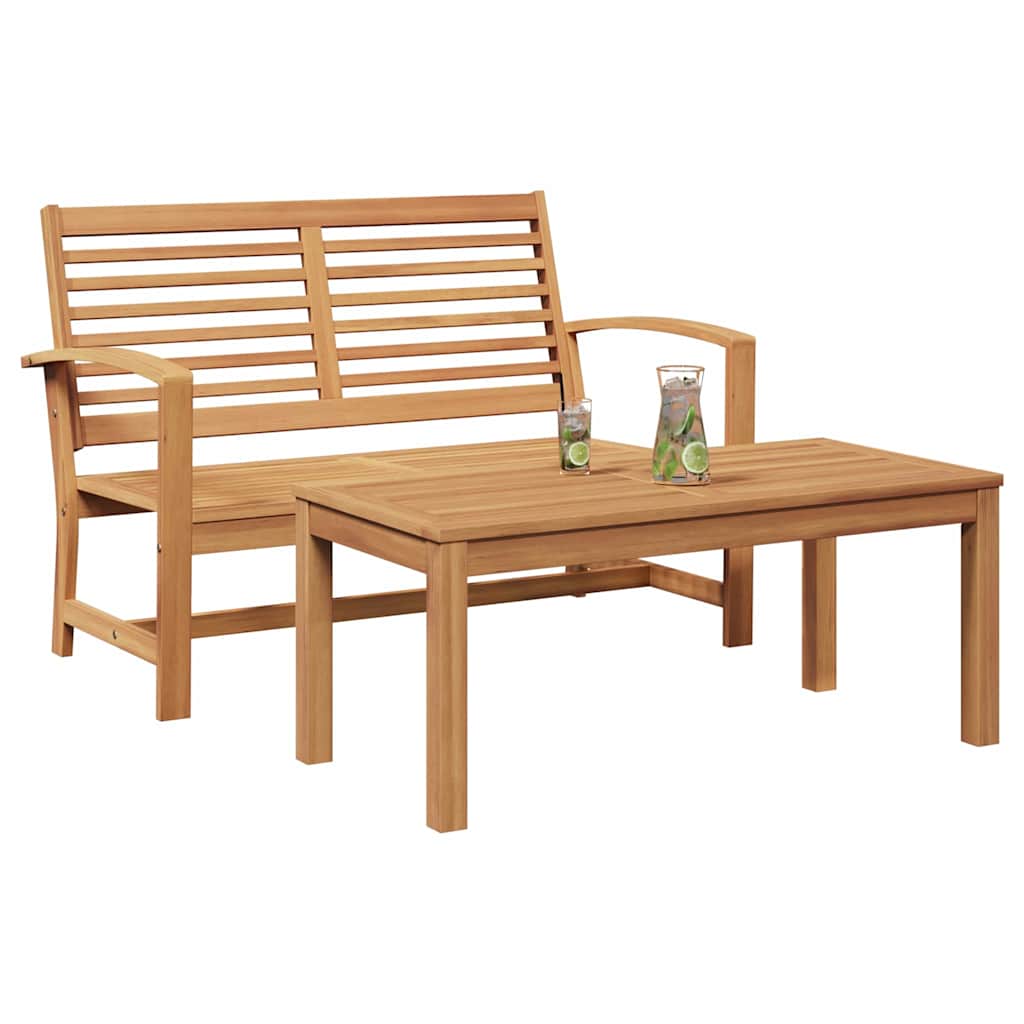 Garden Sofa Set Natural Solid teak wood
